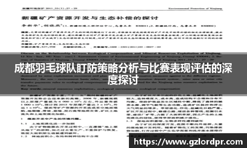 成都羽毛球队盯防策略分析与比赛表现评估的深度探讨